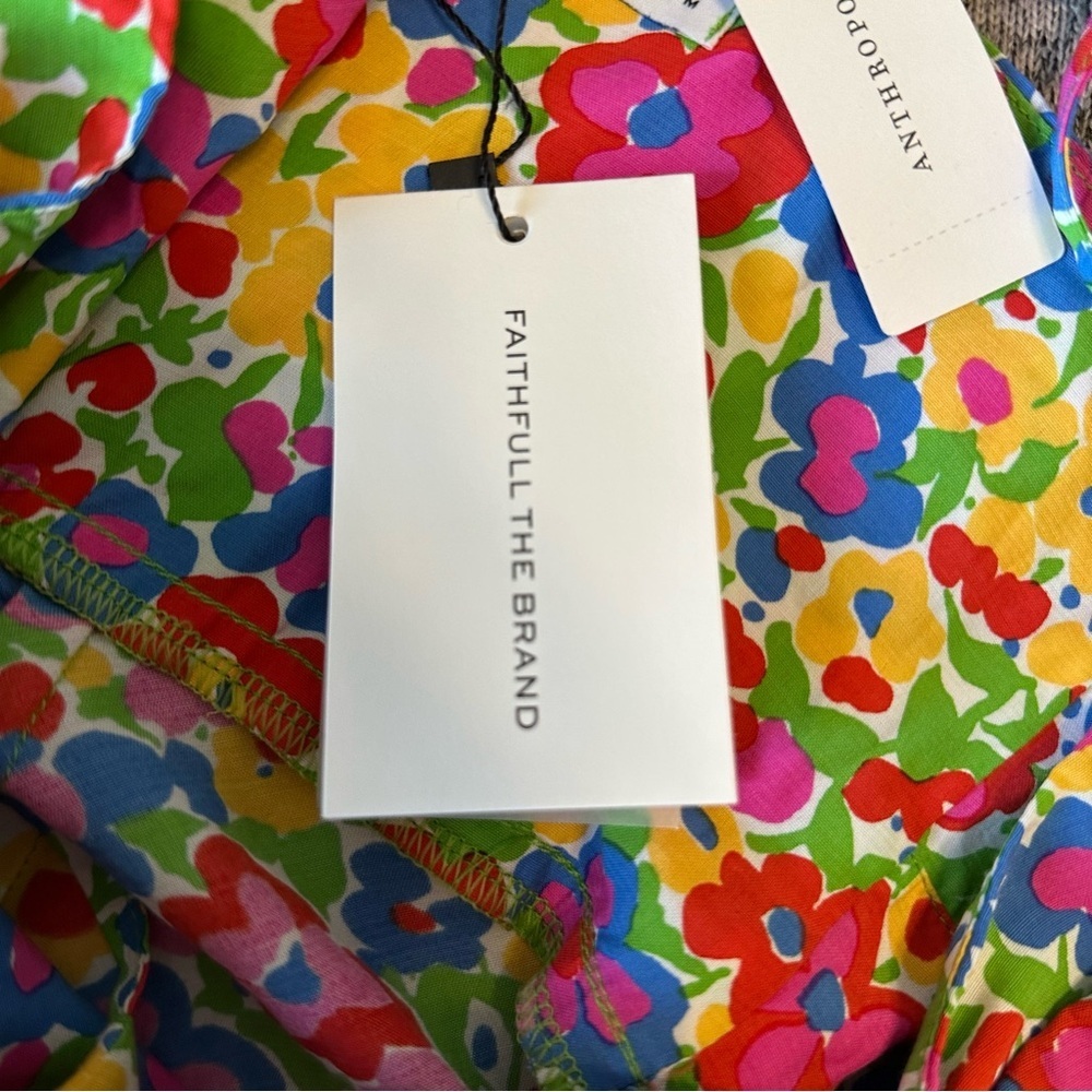 NWT Anthropologie Faithfull the Brand Shayna Midi Dress in La Fortuna Floral M - Picture 16 of 16